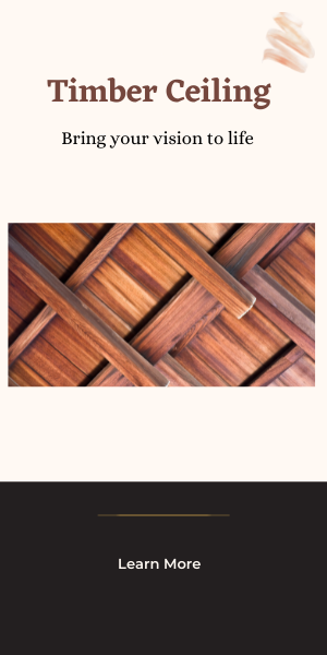 Timber ceiling